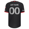 adidas D.C. United 2026 Black-and-Red Authentic Custom Jersey
