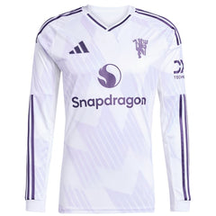 Adidas Manchester United 2025/26 Away Replica Long Sleeve Custom Jersey