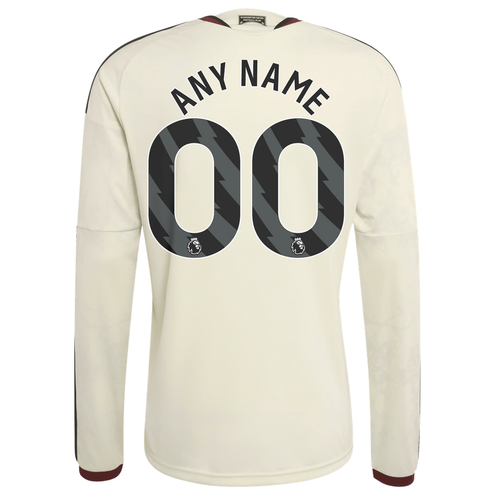 Adidas Manchester United 2026/27 Third Replica Custom Long Sleeve Jersey