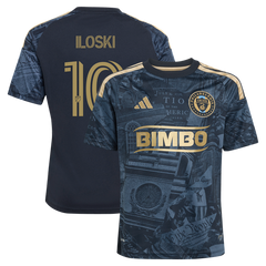 adidas Milan Iloski Philadelphia Union Youth 2026 1776 Kit Replica Jersey