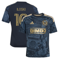 adidas Milan Iloski Philadelphia Union Youth 2026 1776 Kit Replica Jersey