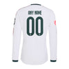 adidas Real Madrid 2026/27 Home Authentic Custom Long Sleeve Jersey