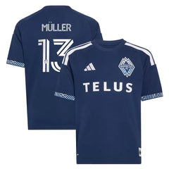 Adidas Thomas Müller Vancouver Whitecaps FC 2026 Coastal Replica Jersey