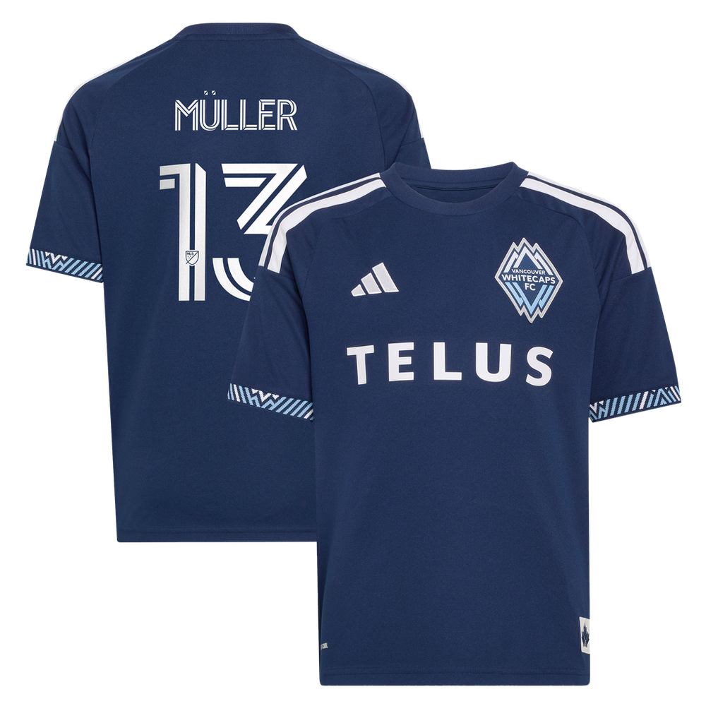 Adidas Thomas Müller Vancouver Whitecaps FC 2026 Coastal Replica Jersey