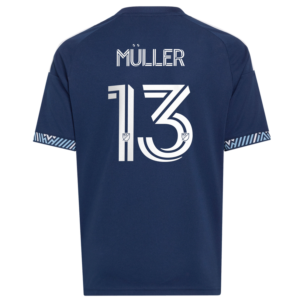 Adidas Thomas Müller Vancouver Whitecaps FC 2026 Coastal Replica Jersey