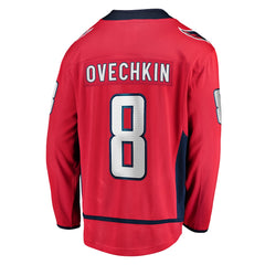 Alexander Ovechkin Washington Capitals Captain Patch Home Breakaway Jersey