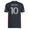 adidas Anders Dreyer San Diego FC 2025 State Of Flow Authentic Jersey