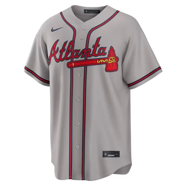 Atlanta Braves Road Baseball Jersey (Ronald Acuña Jr.)