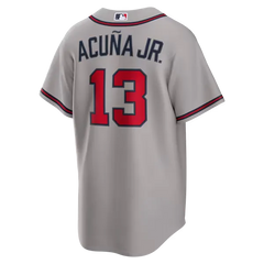 Atlanta Braves Road Baseball Jersey (Ronald Acuña Jr.)