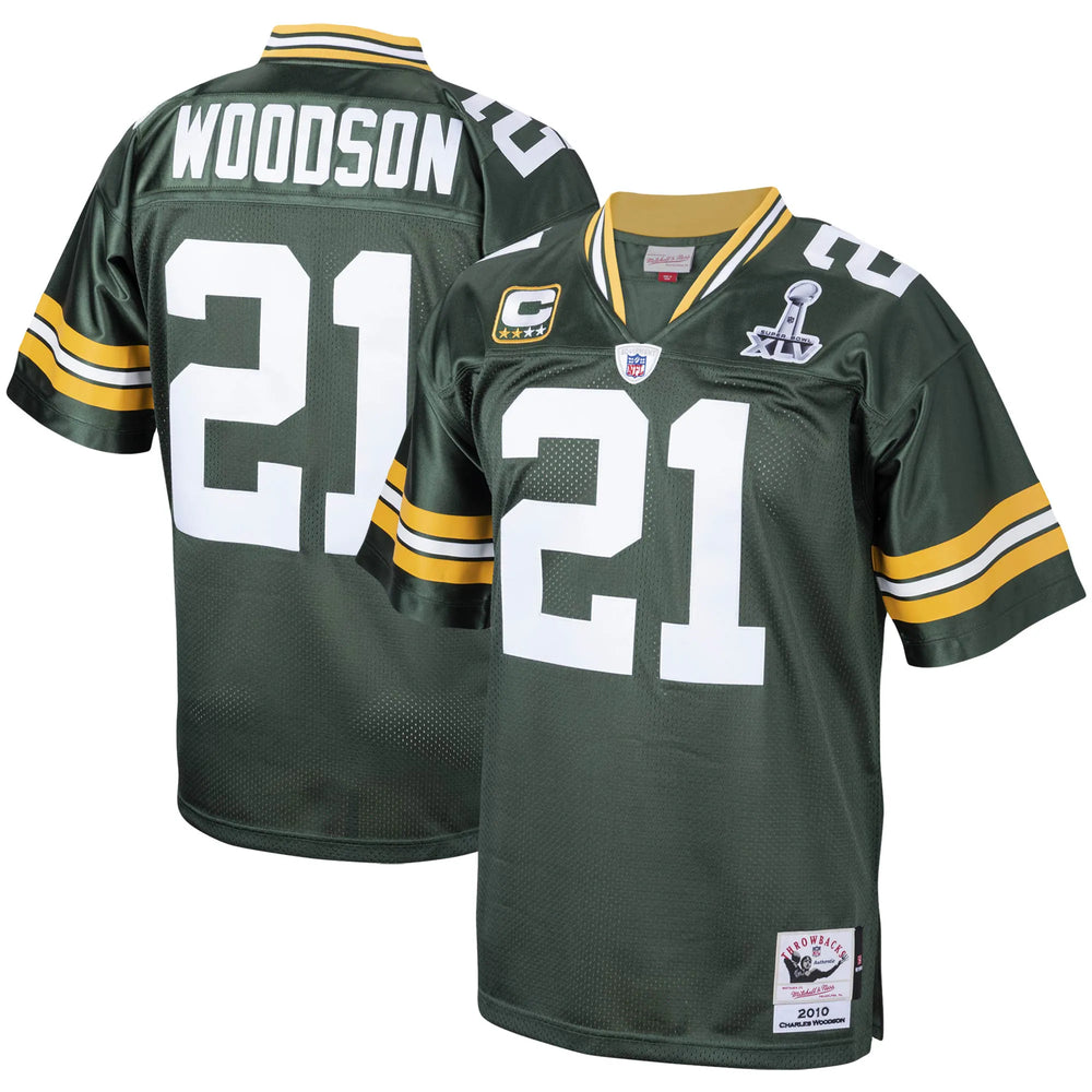 Charles Woodson Green Bay Packers Mitchell & Ness Authentic Throwback Retired Player Jersey