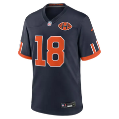 Chicago Bears Navy Game Jersey (Caleb Williams)