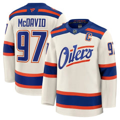 Fanatics Connor McDavid Edmonton Oilers Alternate Premium Jersey