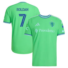 Cristian Roldan Seattle Sounders FC adidas 2026 The Evergreen State Authentic Patch Jersey