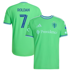 Cristian Roldan Seattle Sounders FC adidas 2026 The Evergreen State Authentic Patch Jersey