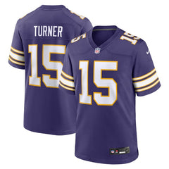 Nike Dallas Turner Minnesota Vikings Alternate Game Jersey