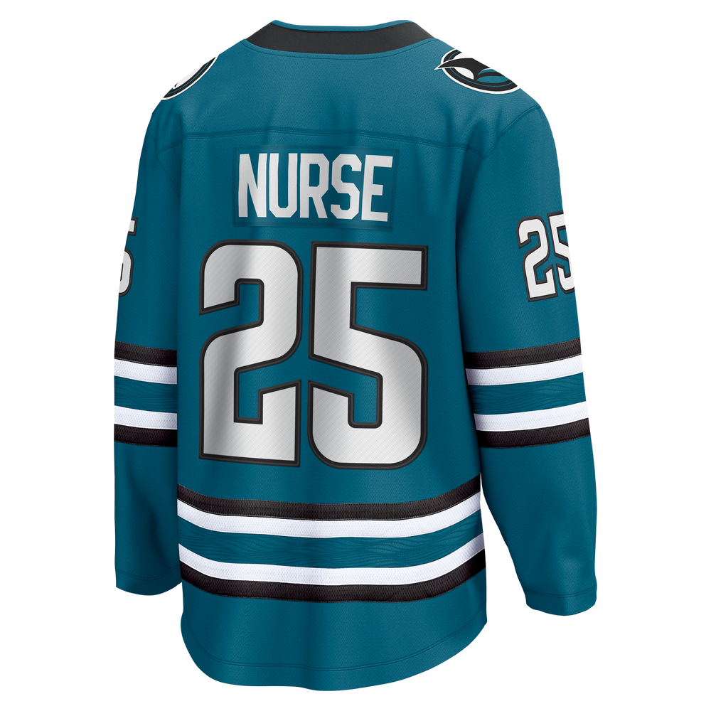 Fanatics Darnell Nurse San Jose Sharks Home Breakaway Jersey
