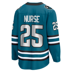 Fanatics Darnell Nurse San Jose Sharks Home Breakaway Jersey