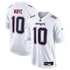 Nike Drake Maye New England Patriots Game Jersey