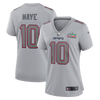 Drake Maye New England Patriots Nike Women's Super Bowl LX Patch Atmosphere Fashion Game Jersey