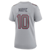 Drake Maye New England Patriots Nike Women's Super Bowl LX Patch Atmosphere Fashion Game Jersey