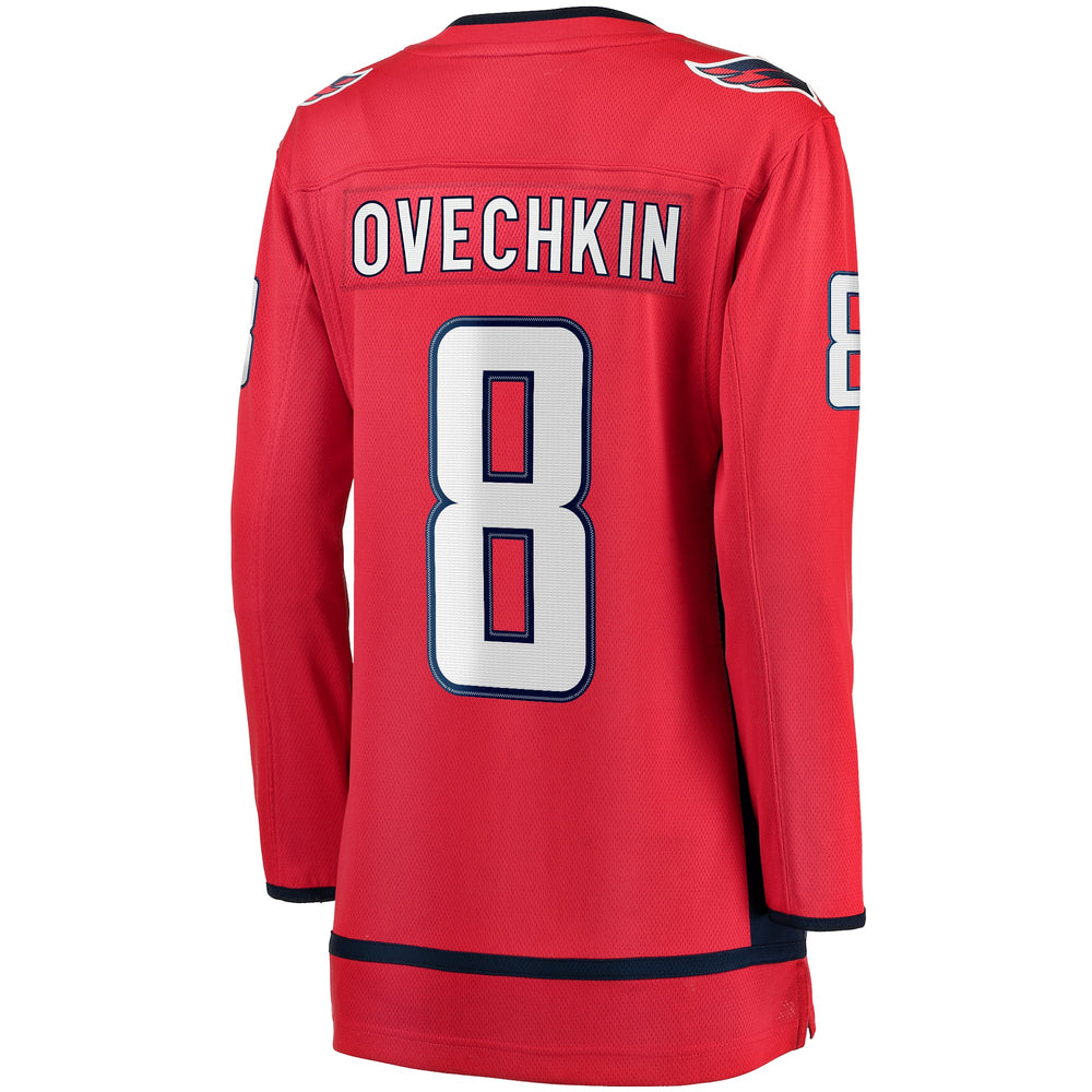 Fanatics Alexander Ovechkin Washington Capitals Women's Captain Patch Home Breakaway Jersey