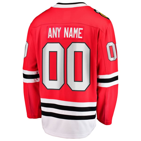 Fanatics Chicago Blackhawks Home Breakaway Custom Jersey