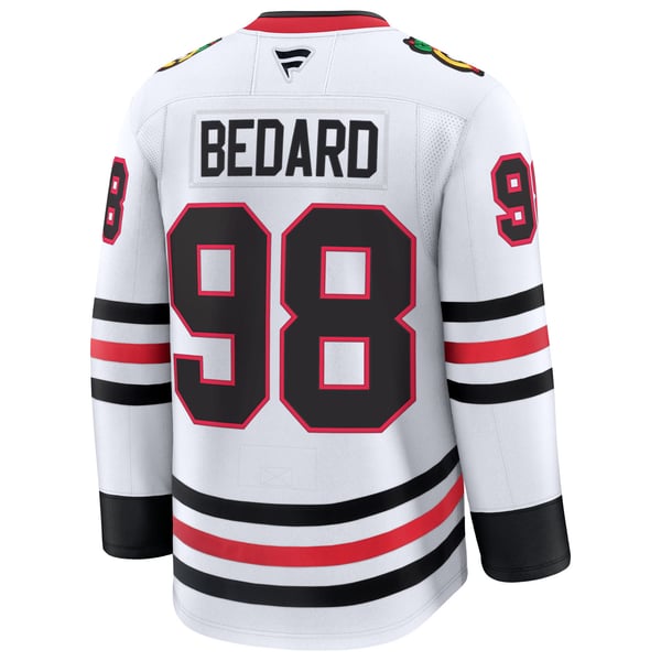 Fanatics Connor Bedard Chicago Blackhawks Away Premium Jersey