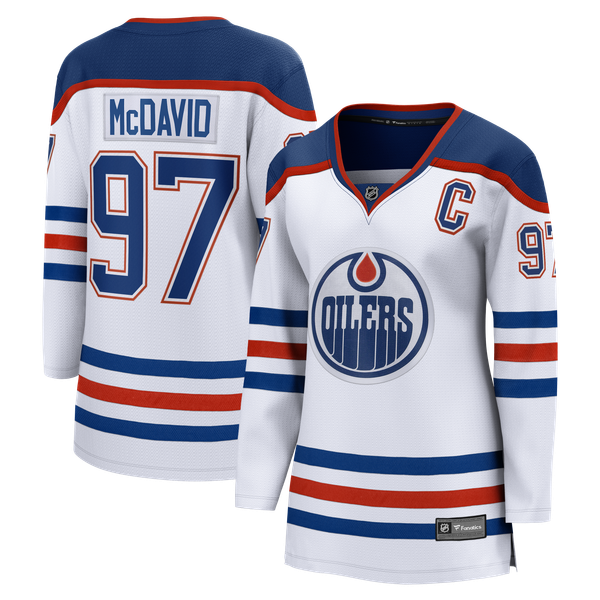 Fanatics Connor McDavid Edmonton Oilers Women's Captain's Patch Breakaway Jersey