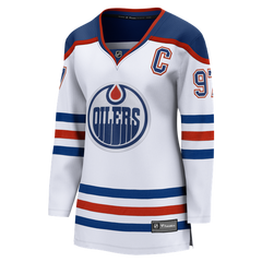 Fanatics Connor McDavid Edmonton Oilers Women's Captain's Patch Breakaway Jersey