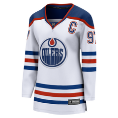 Fanatics Connor McDavid Edmonton Oilers Women's Captain's Patch Breakaway Jersey