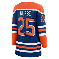 Fanatics Darnell Nurse Edmonton Oilers Women's Home Breakaway Jersey