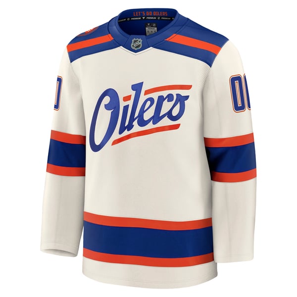 Fanatics Edmonton Oilers Alternate Premium Custom Jersey