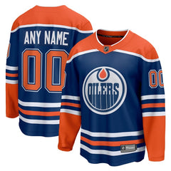 Fanatics Edmonton Oilers Home Breakaway Custom Jersey