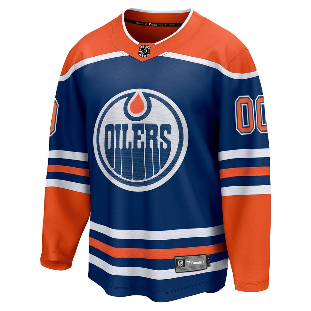 Fanatics Edmonton Oilers Home Breakaway Custom Jersey