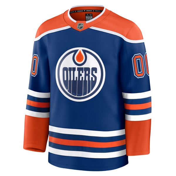 Fanatics Edmonton Oilers Home Premium Custom Jersey