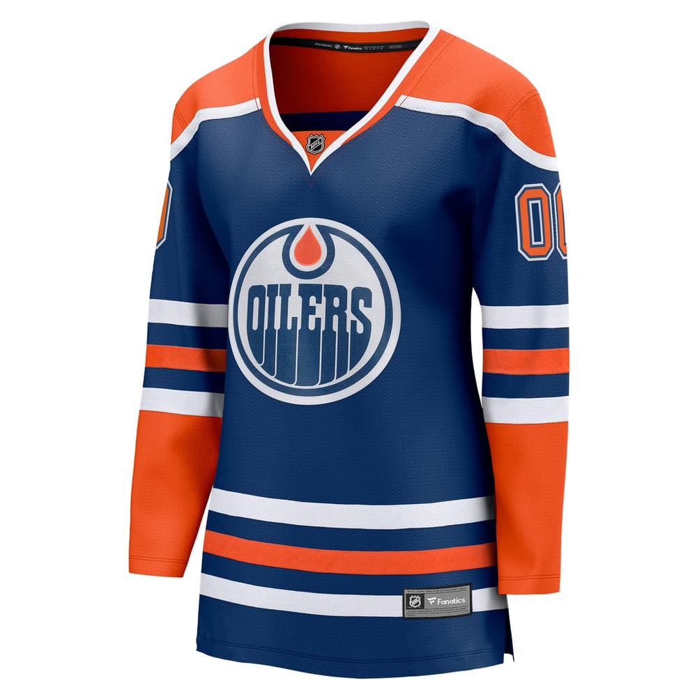 Fanatics Edmonton Oilers Women's Home Breakaway Custom Jersey