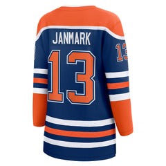 Fanatics Mattias Janmark Edmonton Oilers Women's Home Breakaway Jersey
