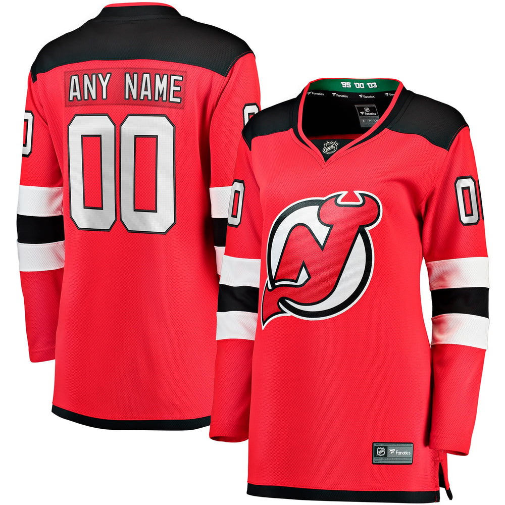 Fanatics New Jersey Devils Women's Home Breakaway Custom Jersey