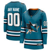 Fanatics San Jose Sharks Women's Home Breakaway Custom Jersey