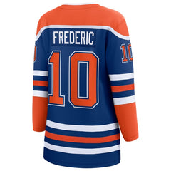 Fanatics Trent Frederic Edmonton Oilers Women's Home Breakaway Jersey