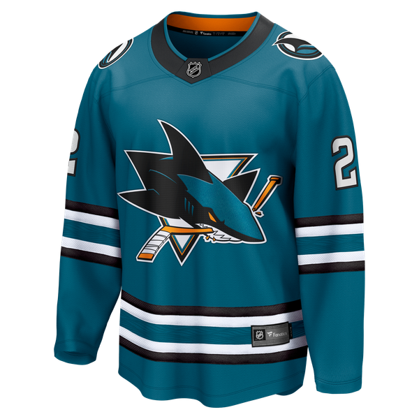 Fanatics Will Smith San Jose Sharks Home Breakaway Jersey