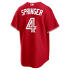 Nike George Springer Toronto Blue Jays Canada Day Replica Jersey