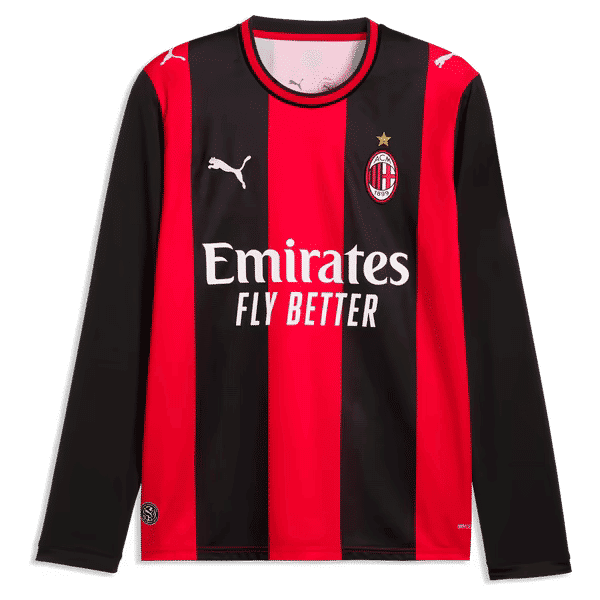 Puma Rafael Leão AC Milan 2026/27 Home Replica Long Sleeve Jersey