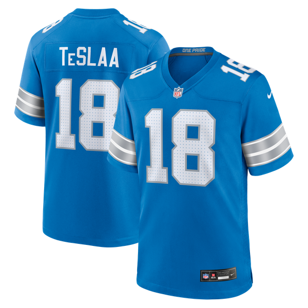 Nike Isaac TeSlaa Detroit Lions Game Player Jersey