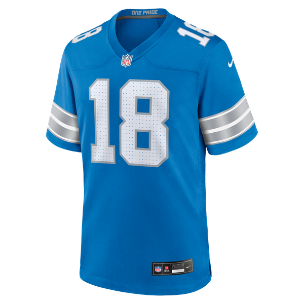 Nike Isaac TeSlaa Detroit Lions Game Player Jersey