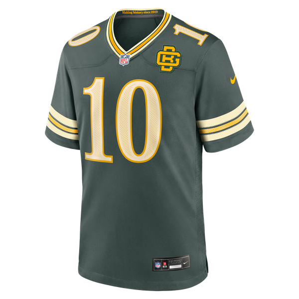 Nike Jordan Love Green Bay Packers 2026 Rivalries Collection Game Jersey