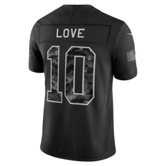 Jordan Love Green Bay Packers Nike 2026 Salute to Service Stitched Limited Jersey
