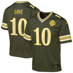 Nike Green Bay Packers Jordan Love Youth 2026 Rivalries Game Jersey