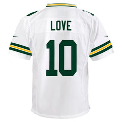 Nike Green Bay Packers Jordan Love Youth Game Jersey