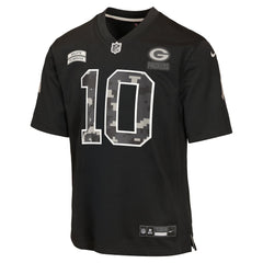 Nike Jordan Love Green Bay Packers Youth Salute to Service Game Jersey